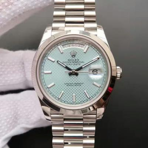 En-till-en graverade hög-bevis Rolex Day-Date Series 228239-Rak Platta mekanisk klocka