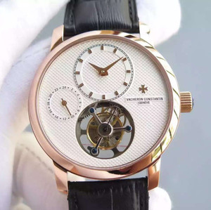 Vacheron Constantins bästa riktiga tourbillon-serie, 24-timmarsvisning till vänster, mekanisk herrklocka